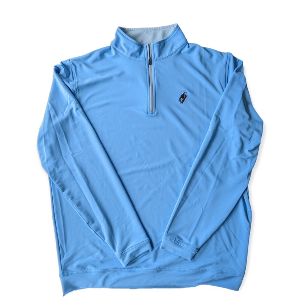 Adult Men Peter Millar Long Sleeve XL Shirt Blue